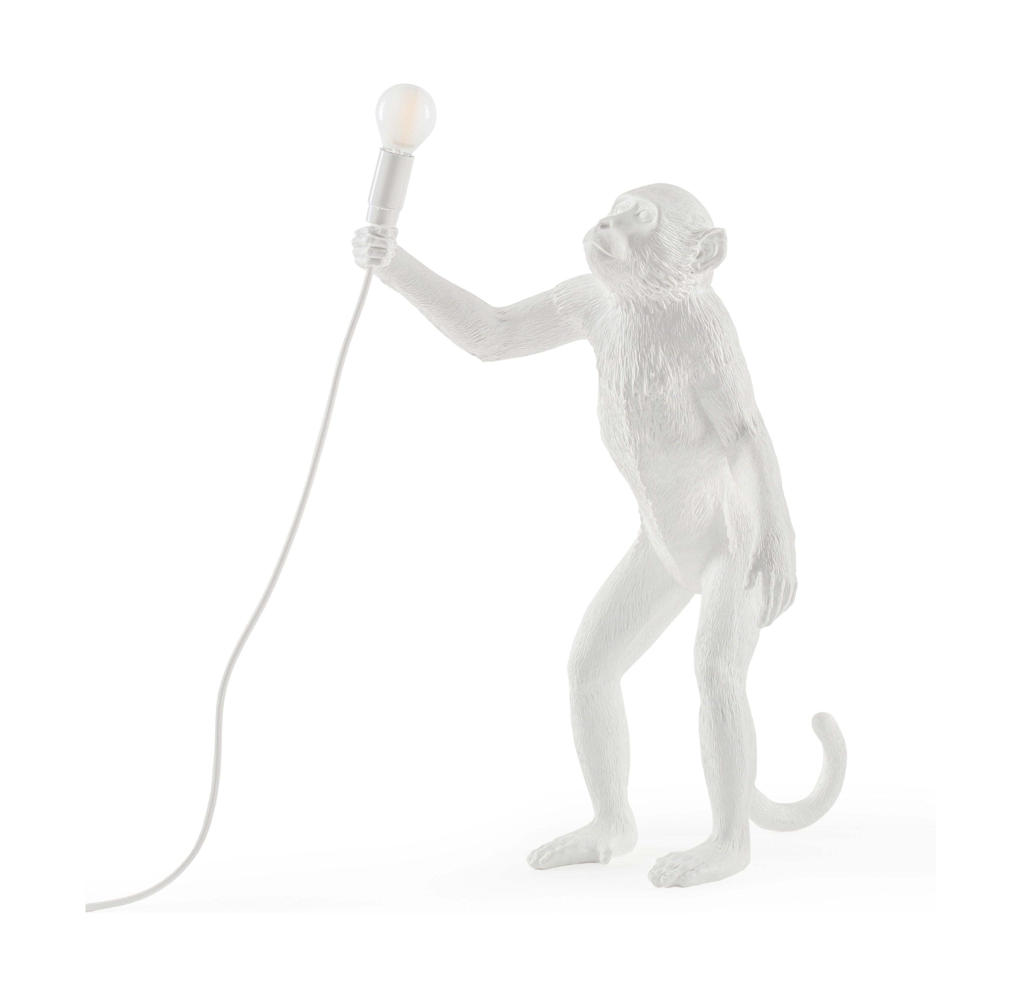 Seletti Monkey Outdoor Lampa White, stojąca