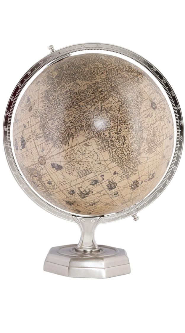Autentyczne modele Hondius Vintage Count Globe