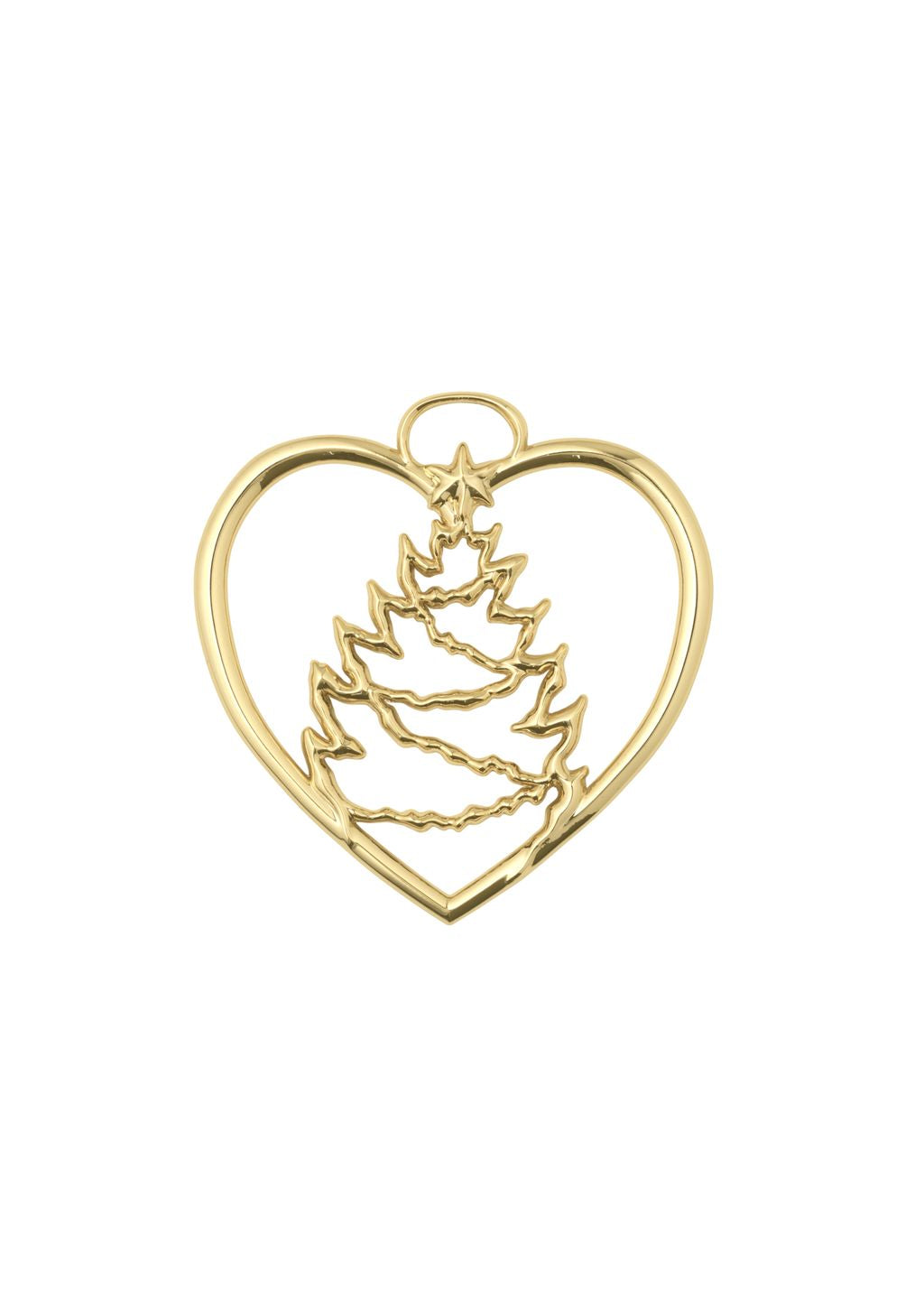 Rosendahl Karen Blixen Heart Choinka H7,5 cm, złota