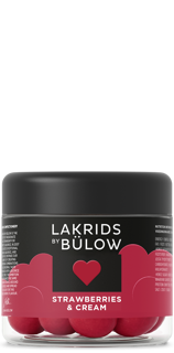Lakrids autorstwa Bülow Love Strawberry & Cream, 125G