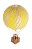 Autentyczne modele unoszące model balonu nieba, żółty podwójny, Ø 8,5 cm