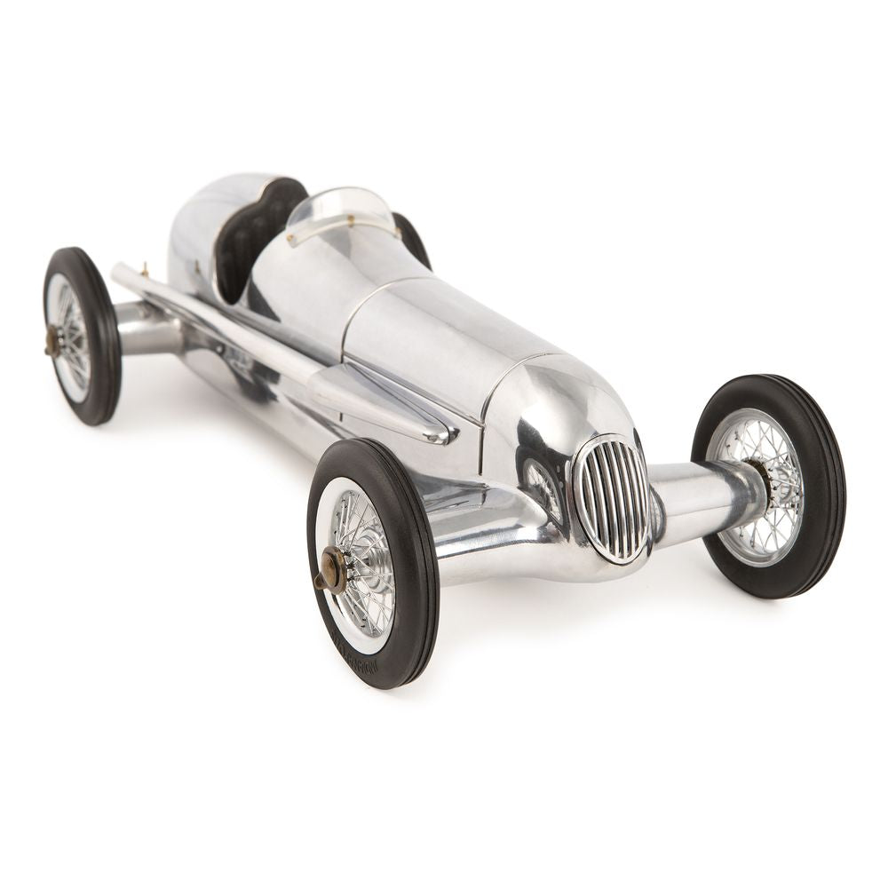 Model autentyczny Model samochodów wyścigowych srebrnych strzałek