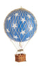Modele autentyczne podróżuje lekki model balonu, niebieskie gwiazdy, Ø 18 cm