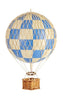 Modele autentyczne podróżuje lekki model balonu, sprawdź niebieski, Ø 18 cm
