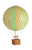 Modele autentyczne podróżuje lekki model balonu, zielony podwójny, Ø 18 cm