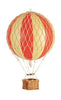 Modele autentyczne podróżuje lekki model balonu, czerwony podwójny, Ø 18 cm