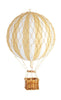 Modele autentyczne podróżuje lekki model balonu, biały/kości słoniowej, Ø 18 cm