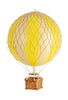 Modele autentyczne podróżuje lekki model balonu, żółty podwójny, Ø 18 cm