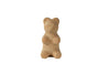 Dekoracyjna figura dębowa z gumowatego niedźwiedzia, mała, mała