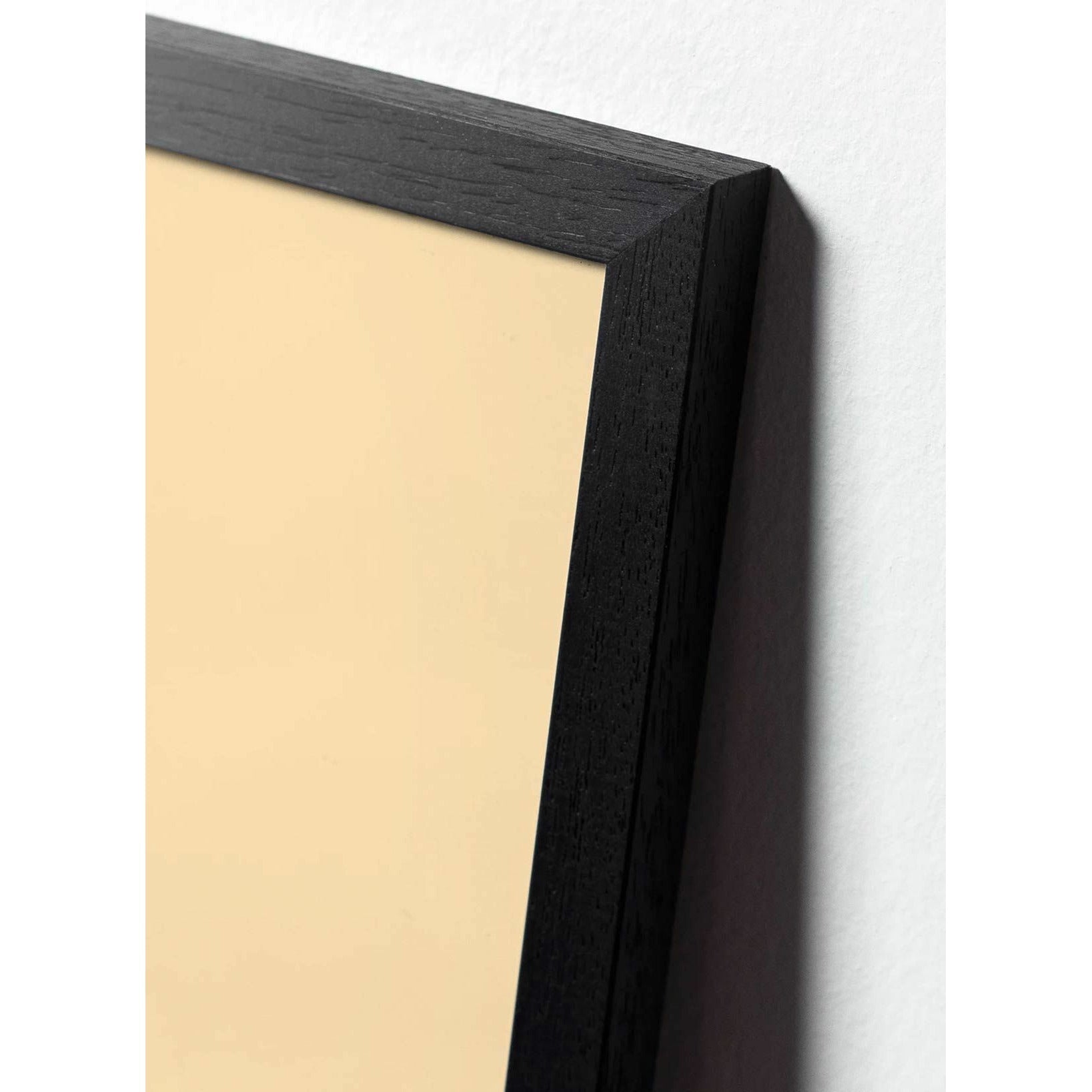 Plakat ikona projektowania pomysłu, rama w czarnym lakierowanym drewnie 30x40 cm, kolor, kolor