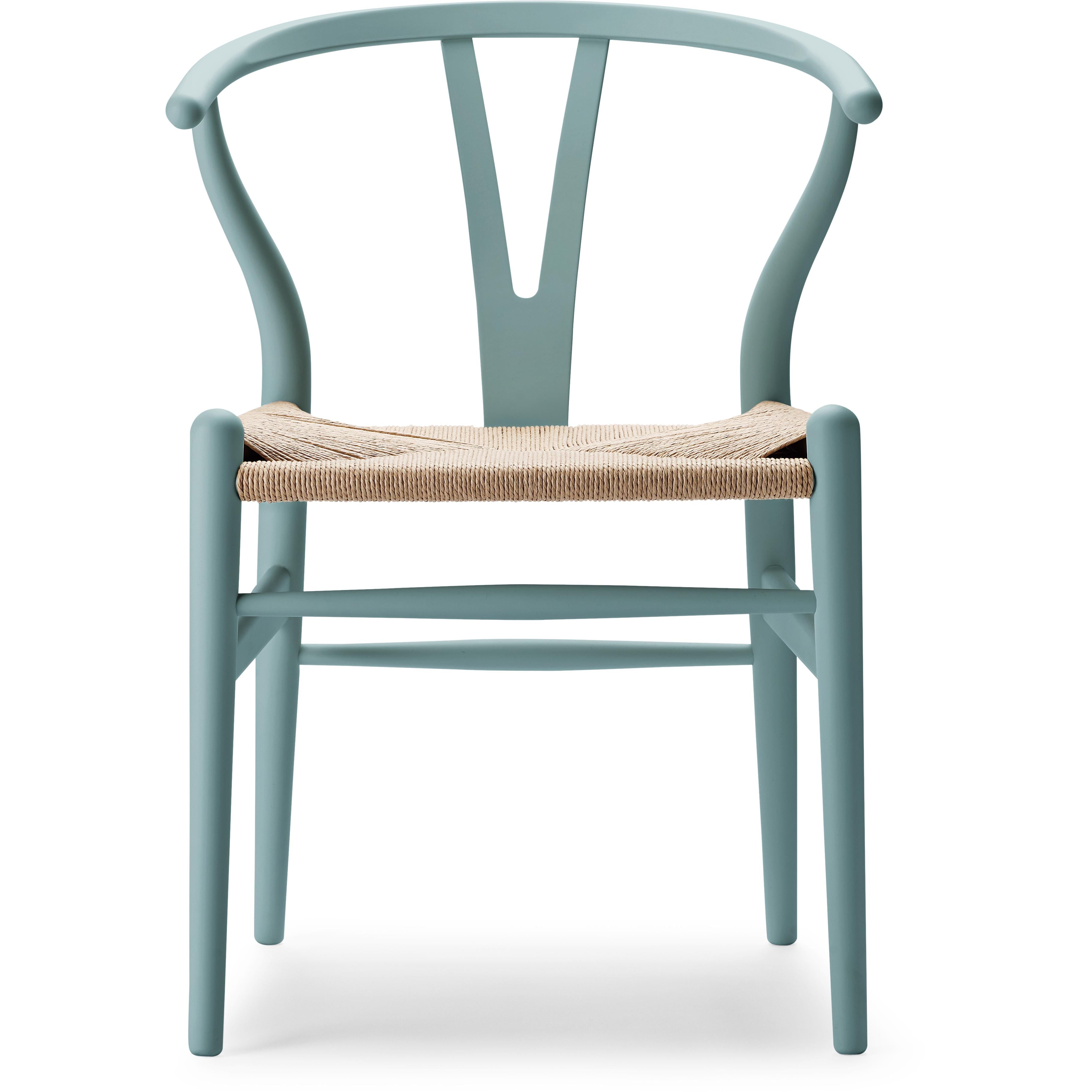 Carl Hansen CH24 Soft Wishbone krzesło Bukowe Edycja Specjalna, Pewter