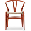 Carl Hansen CH24 Wishbone krzesło Bukowe Wydanie specjalne, naturalny sznur/miękka terakotta