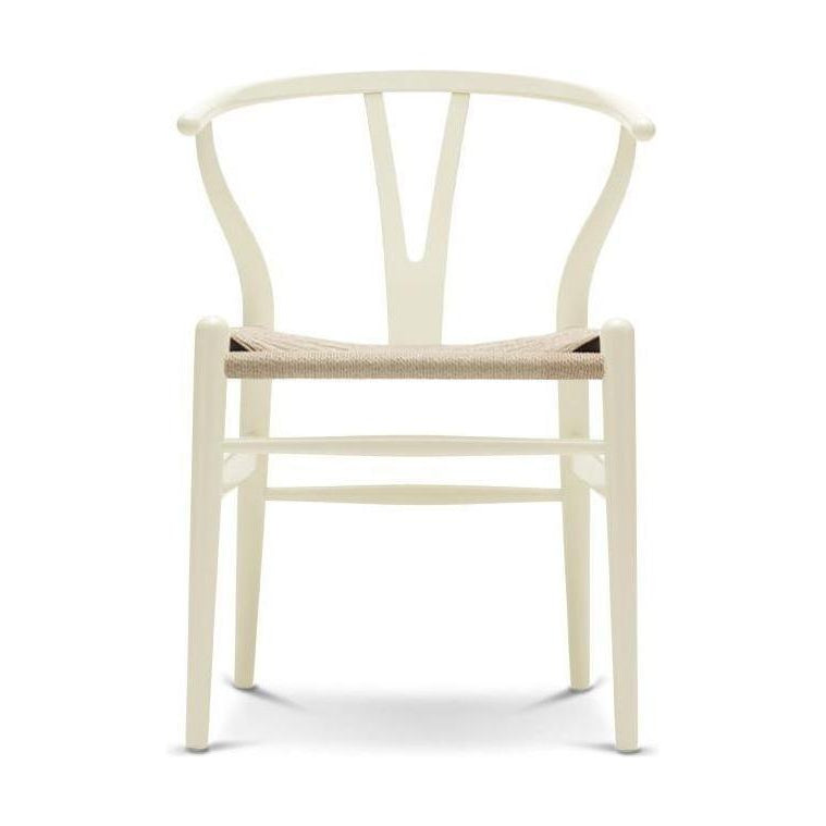 Carl Hansen CH24 Y Krzesek krzesło Naturalne papierowe przewód, bu Beech/Wanilia White