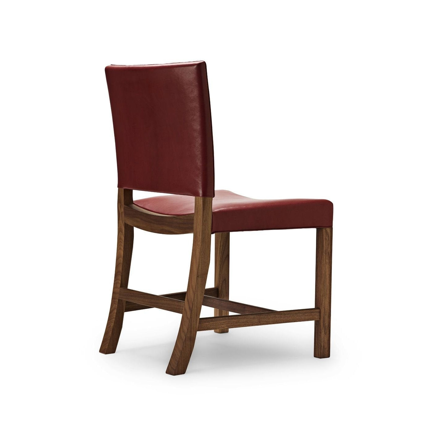Carl Hansen KK47510 Czerwone krzesło, lakierowane orzechy włoskie/czerwone kozie