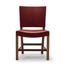Carl Hansen KK47510 Czerwone krzesło, lakierowane orzechy włoskie/czerwone kozie