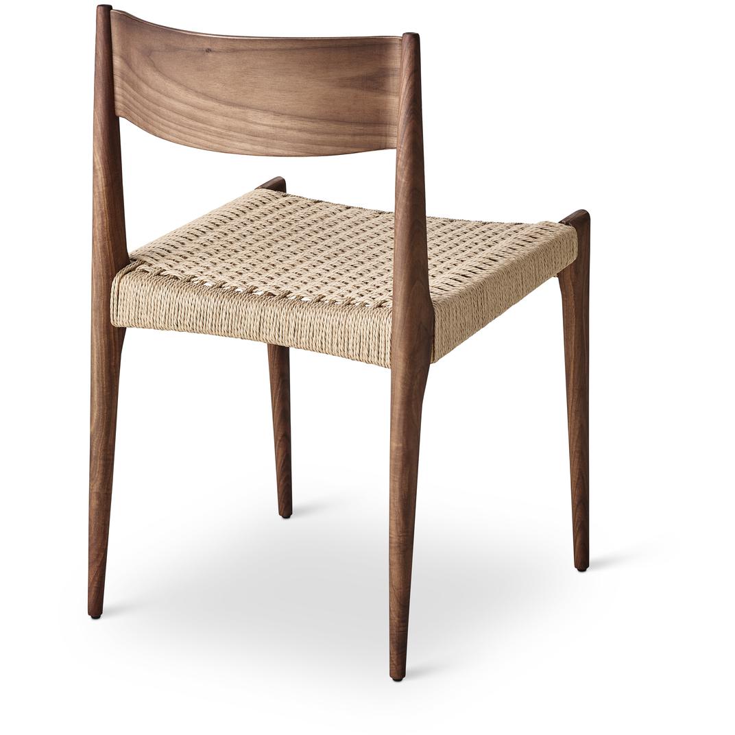 Dk3 Pia Dining Chair, Walnut Oiled/Natural Paper Cordel