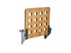 Essem Design Jaxon Wall Chair Oak Lattice Look, Chrome