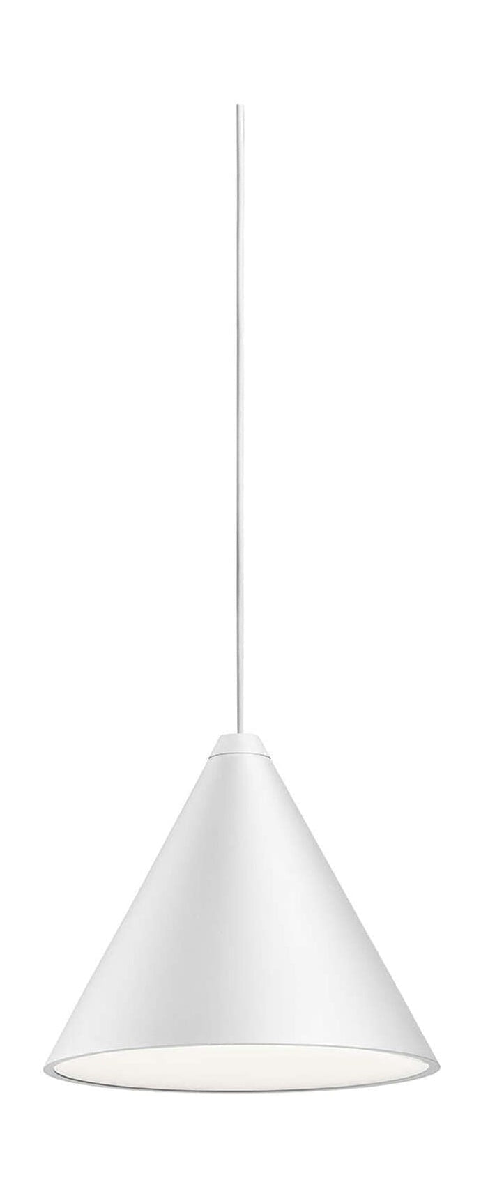 Lampa wisząca stożka strunowego FLOS 12 m, biała
