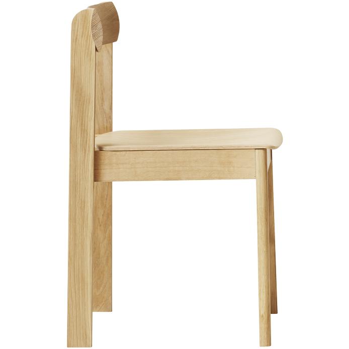 Form & Refine Blueprint krzesło. biały dąb