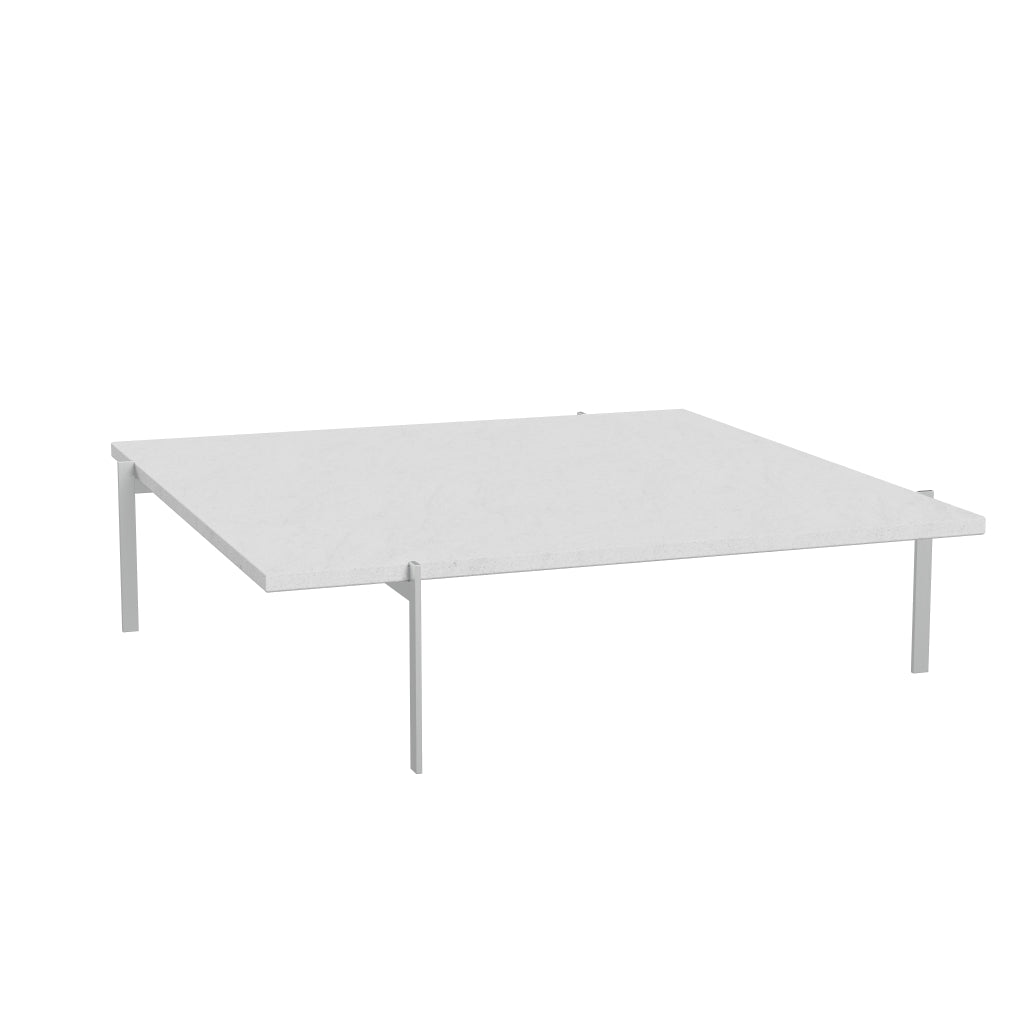 Fritz Hansen PK61 A Coffee Table 120 cm, biały marmur Rolled