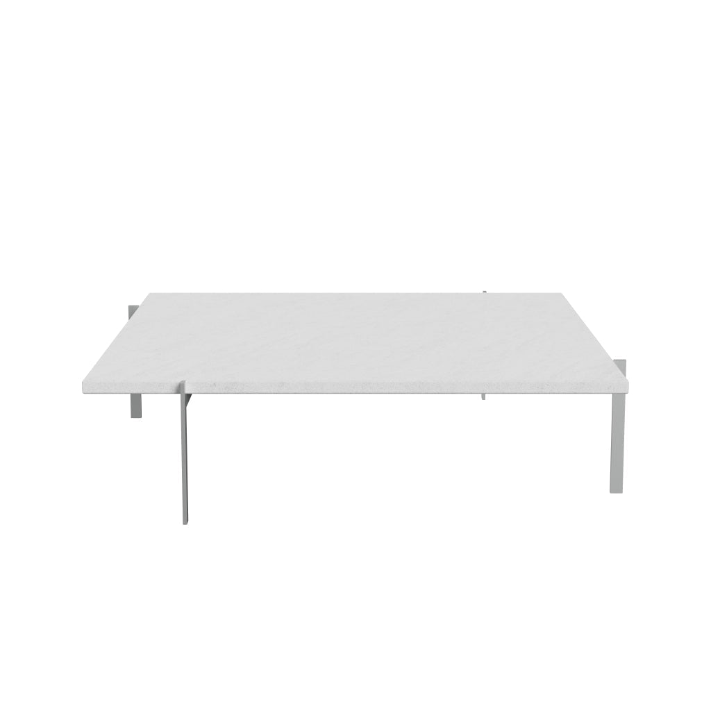 Fritz Hansen PK61 A Coffee Table 120 cm, biały marmur Rolled