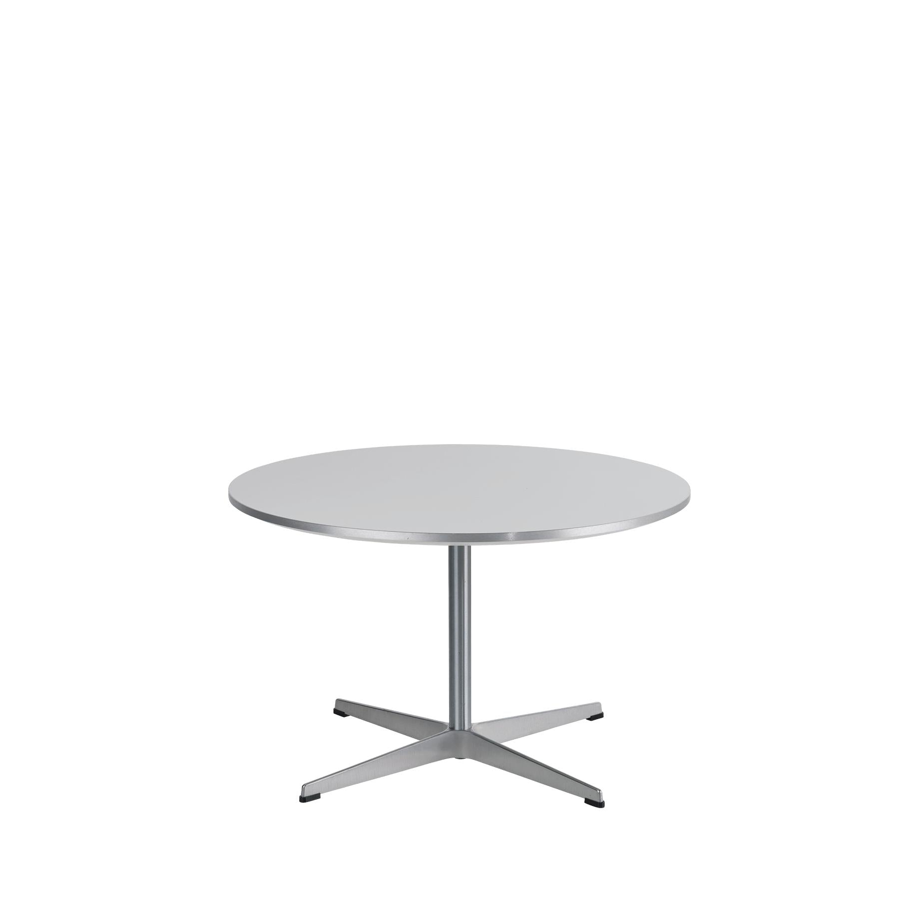 Okrągły stolik kawowy Fritz Hansen Ø75 cm, biały laminat