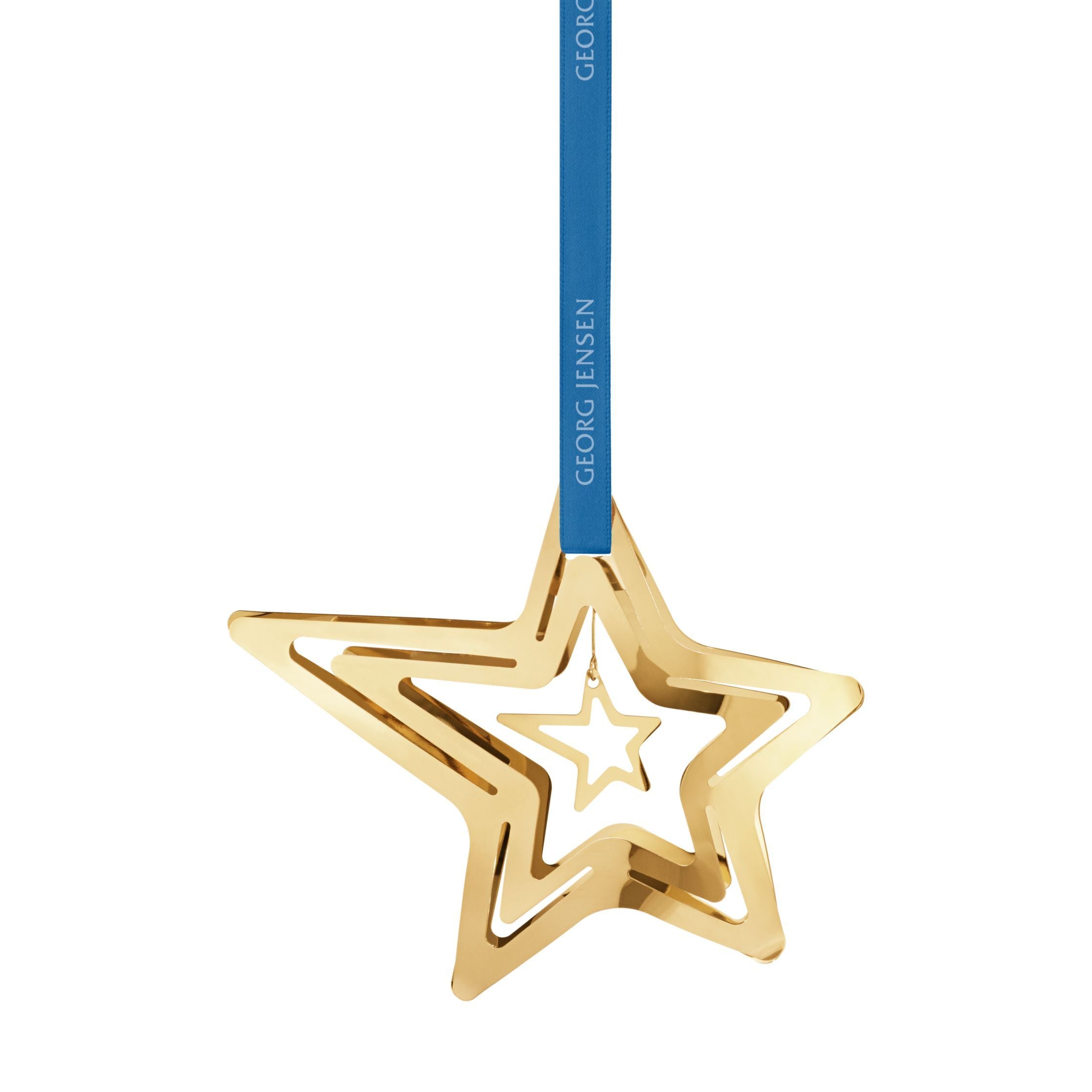Georg Jensen Christmas Mobile Shooting Star, Gold plate