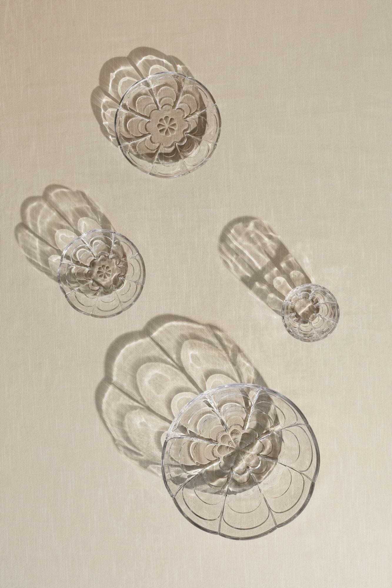 Holmegaard Lily Małe płytki jajowe zestaw 2 Ø16 cm, czyste