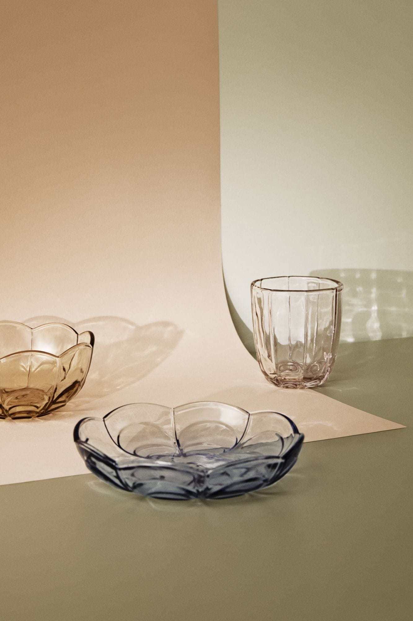 Holmegaard Lily Water Glass Zestaw 2 320 ml, różowy