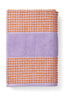 Juna Check Ręcznik 70x140 cm, fiolet
