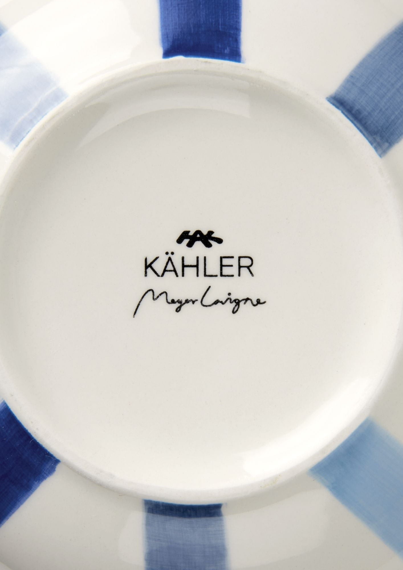 Wazon podpisu Kähler 20 cm, niebieski
