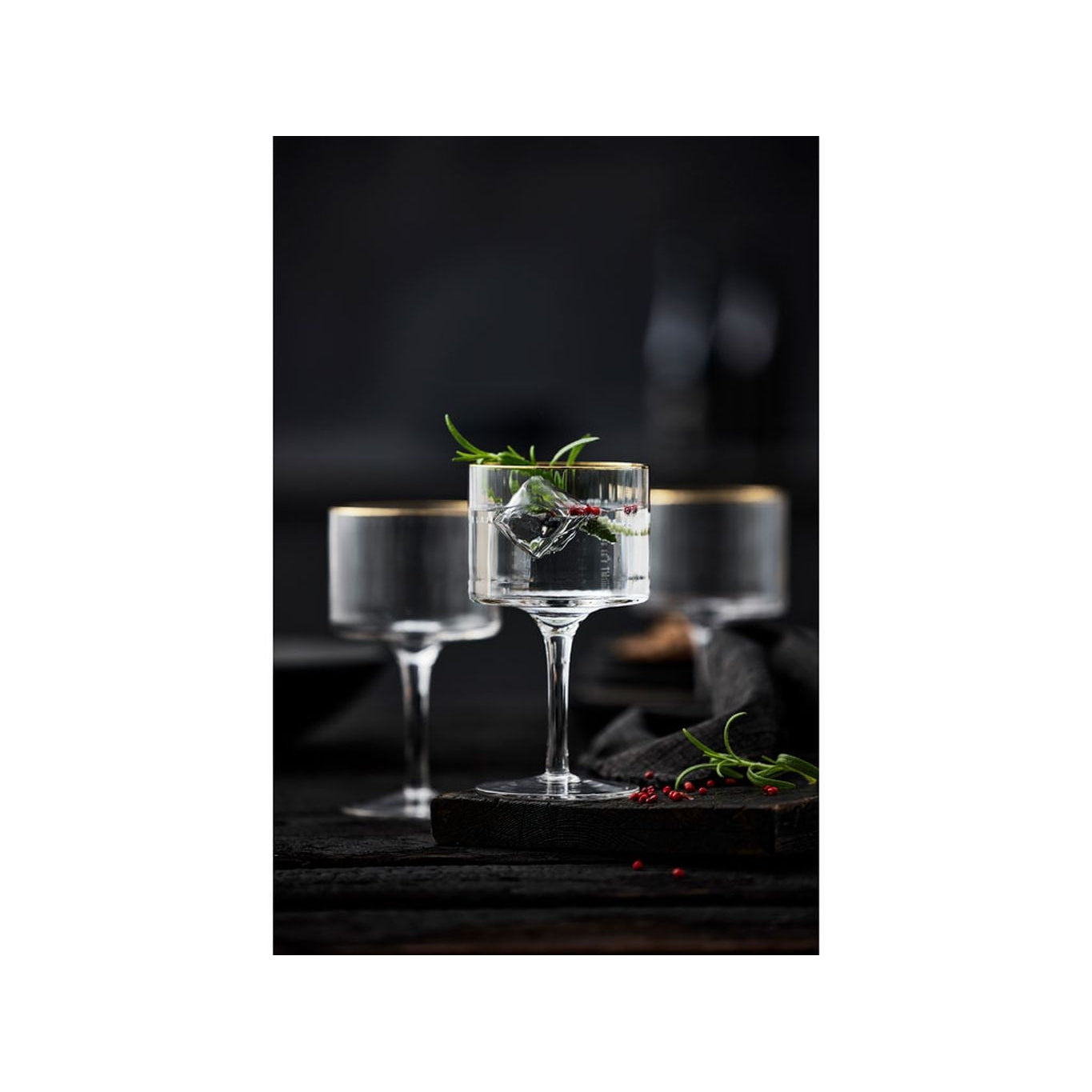 Lyngby Glas Palermo Gold Gin & Tonic Glass 32 Cl, 4 szt.