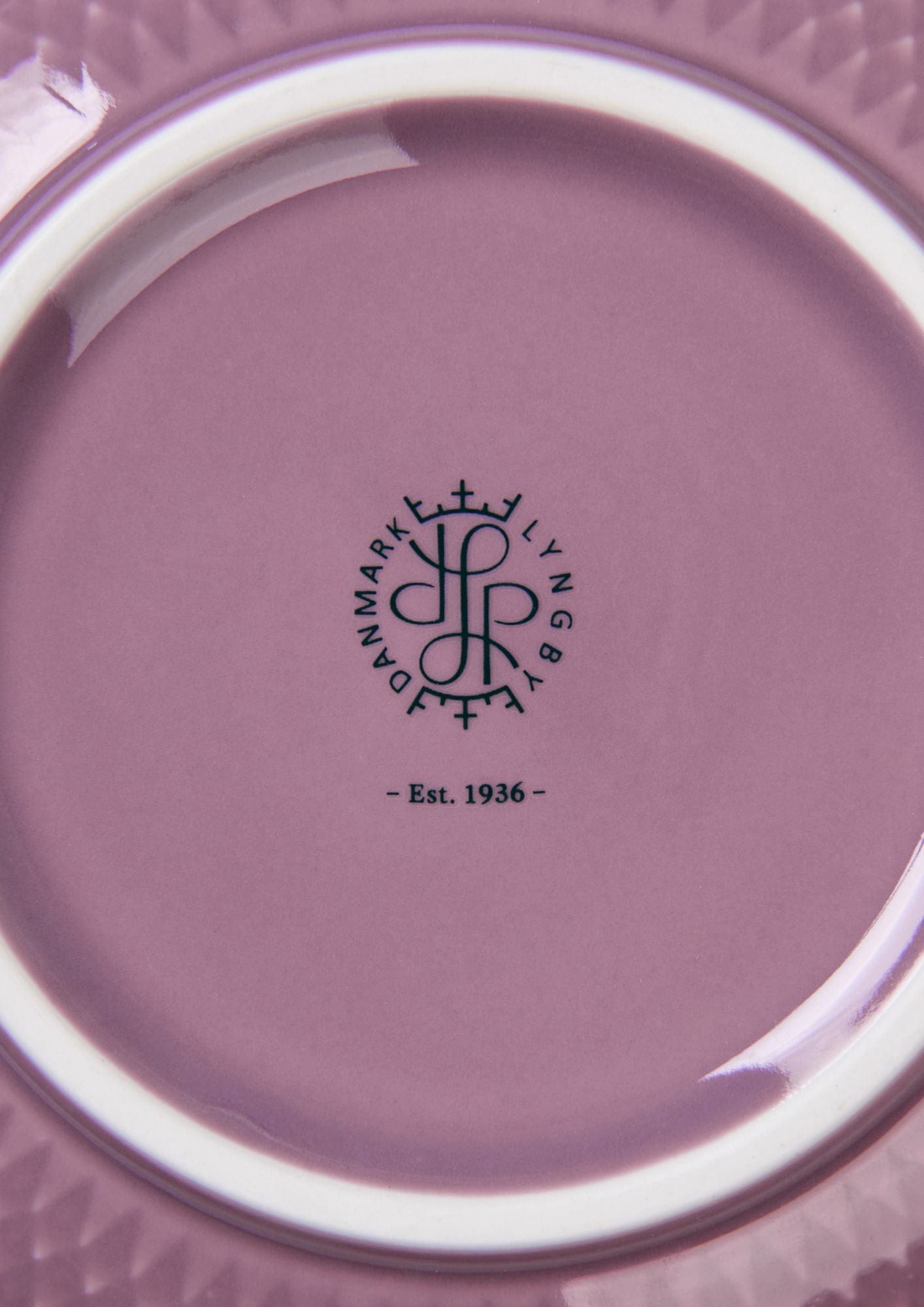 Lyngby Porcelæn Rhombe Color Bowl Ø15,5 cm, fioletowy