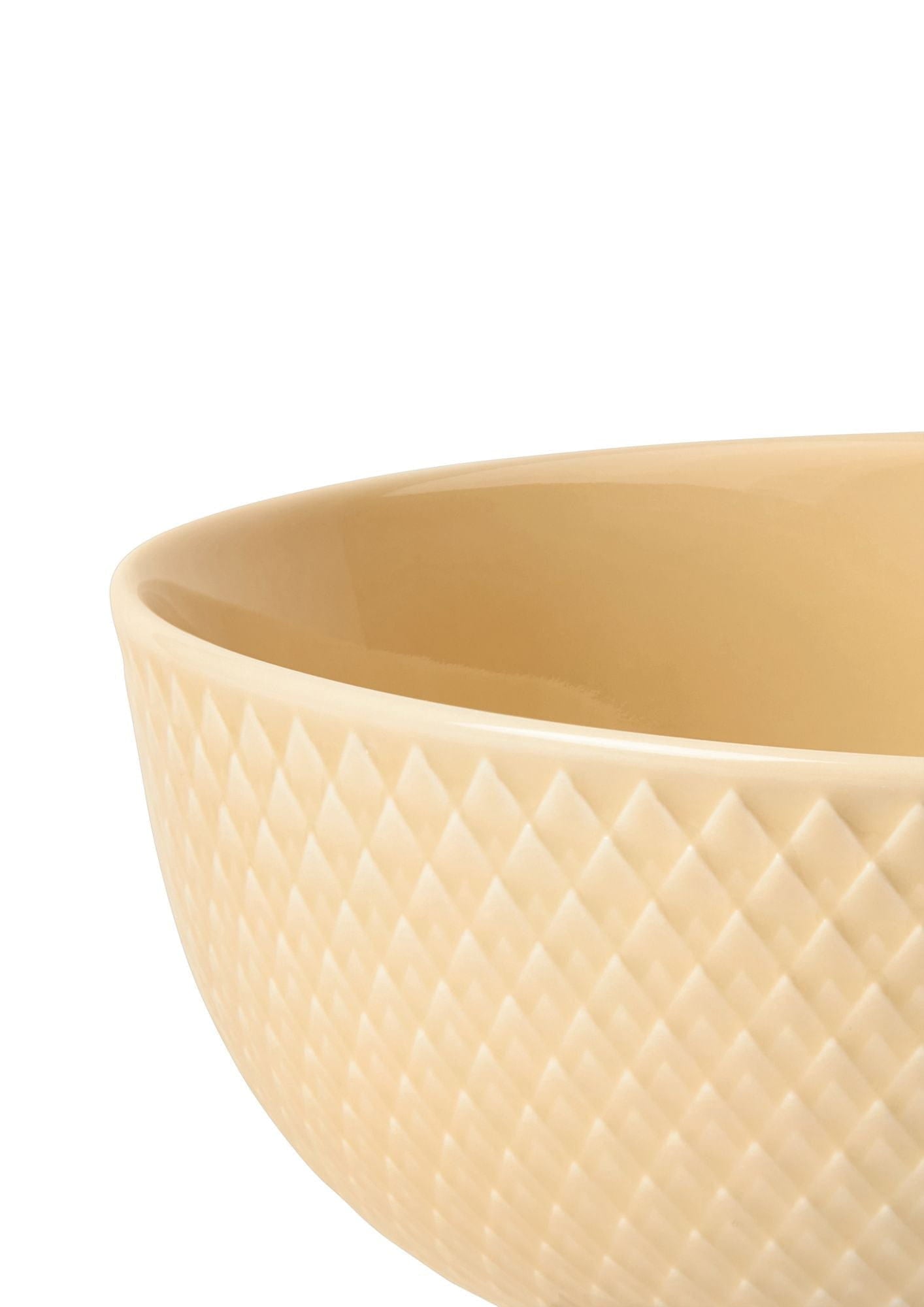 Lyngby Porcelæn Rhombe Color Bowl Ø15,5 cm, piasek