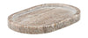 Meraki Marble Tray Polished Oval 19,5x12,5, Beige