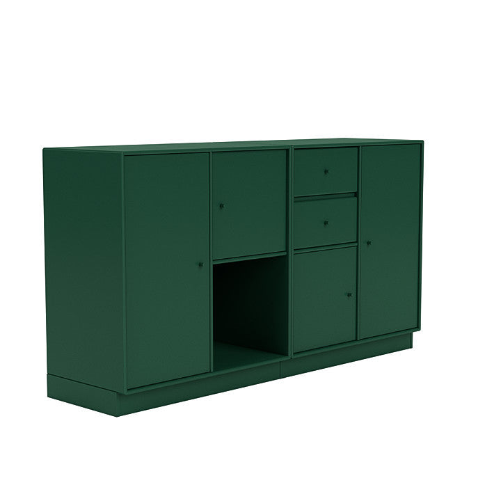 Montana Couple Sideboard With 7 Cm Plinth, Pine Green