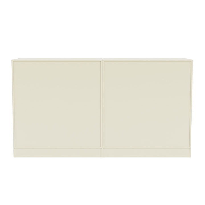 Kreperami montana z cokolem 7 cm, wanilia biała
