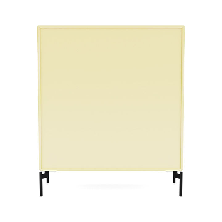 Montana Cover Cabinet With Legs, Camomile/Black