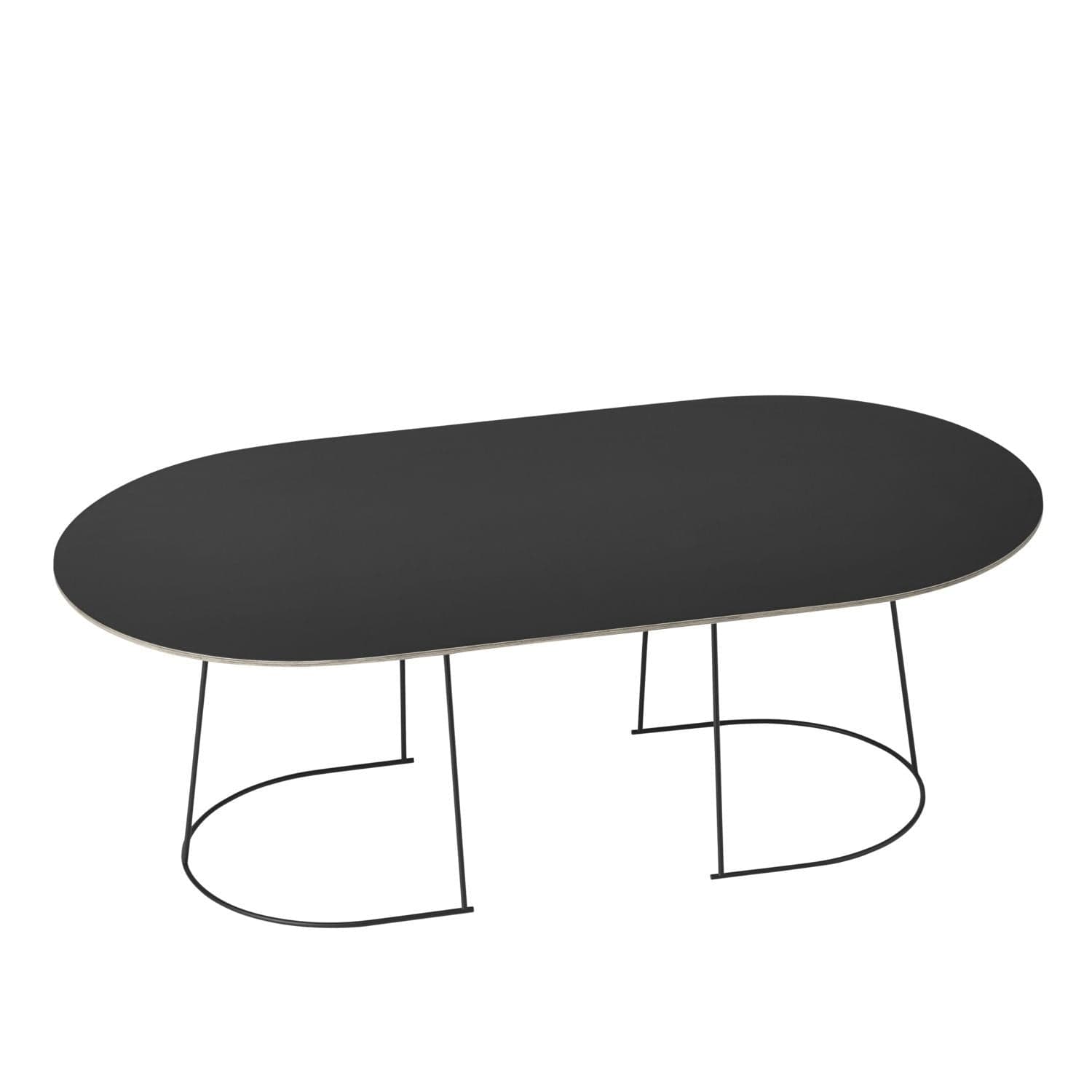 Muuto Airy Coffee Table 120x65 cm, czarny
