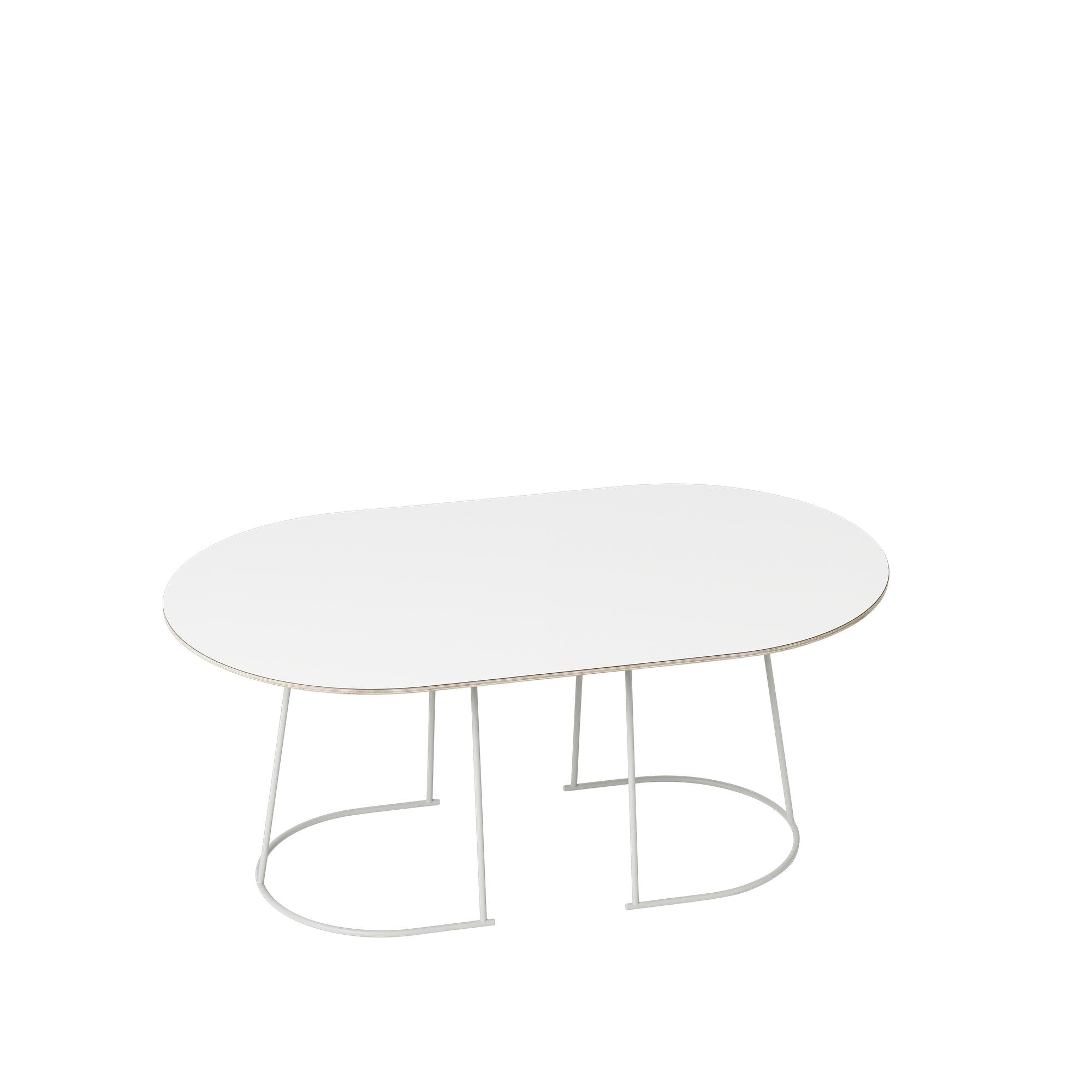 Muuto Airy Coffee Table 88 x51 cm, na białym