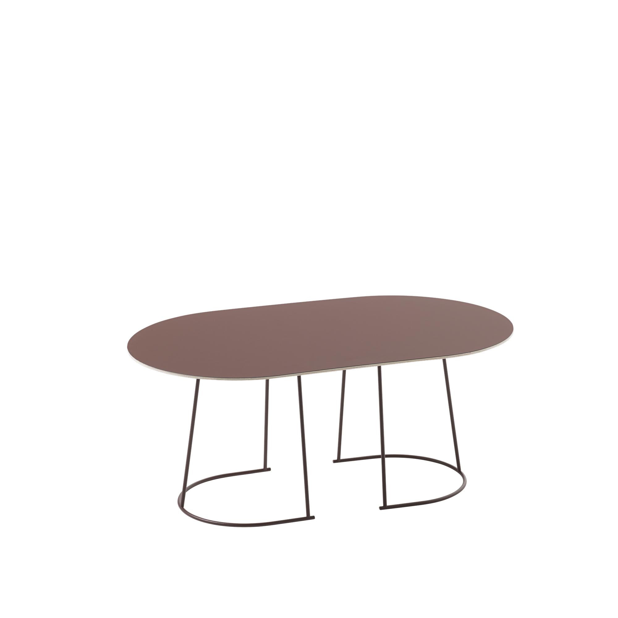 Muuto Airy Coffee Table 88 x51 cm, śliwka