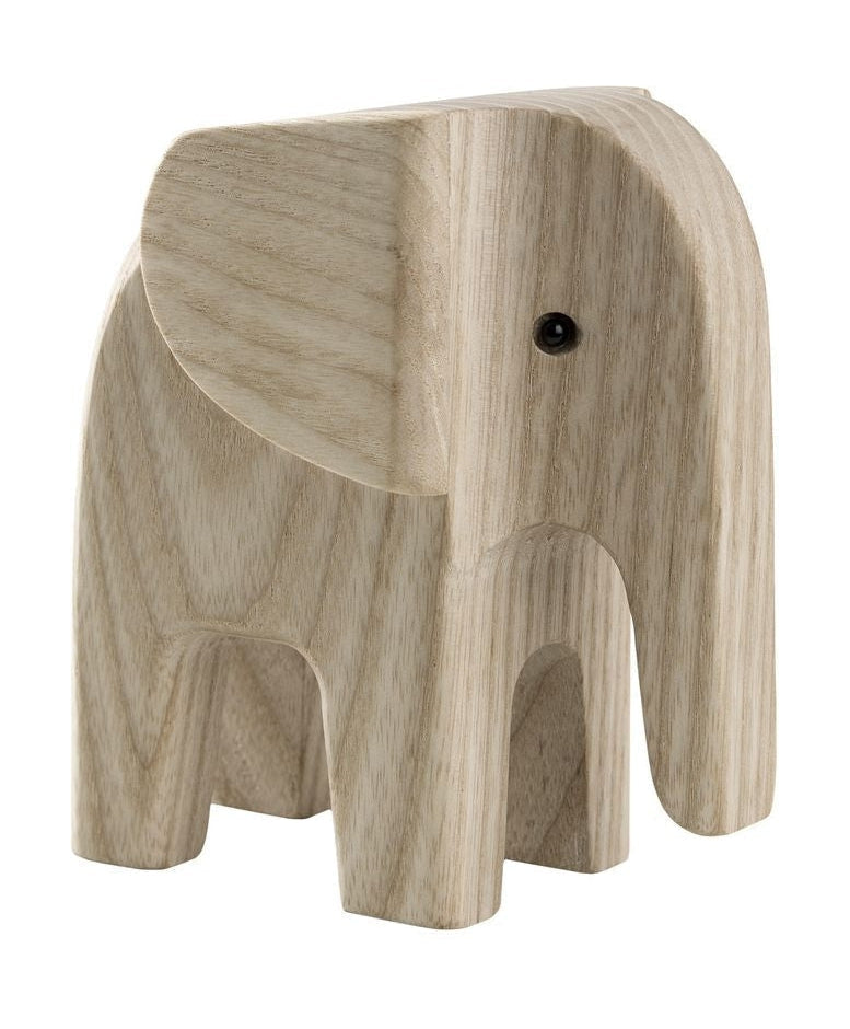 Novoform Design Dekoracyjna postać słonia, naturalny popiół