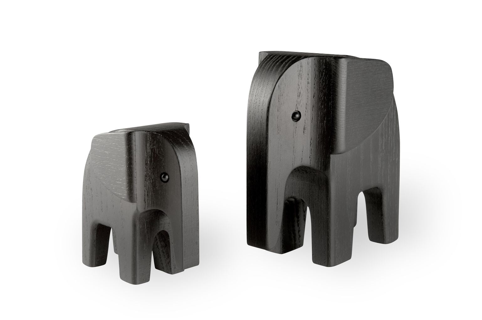 Novoform Design Dekoracyjna postać słonia, popiołu czarna