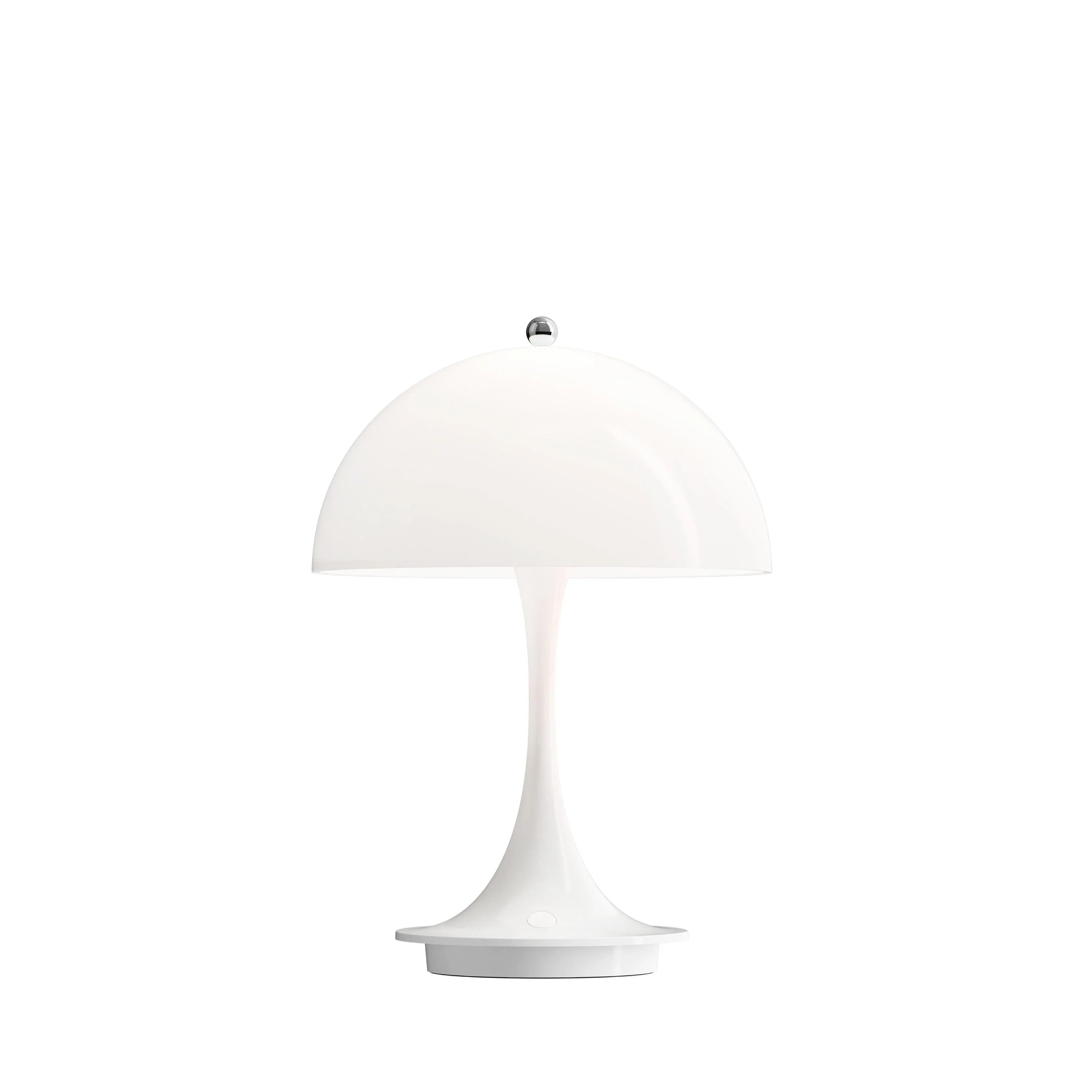 Louis Poulsen Panthella 160 Przenośna lampa stołowa V2 LED 27 K, akrylowy opal biały