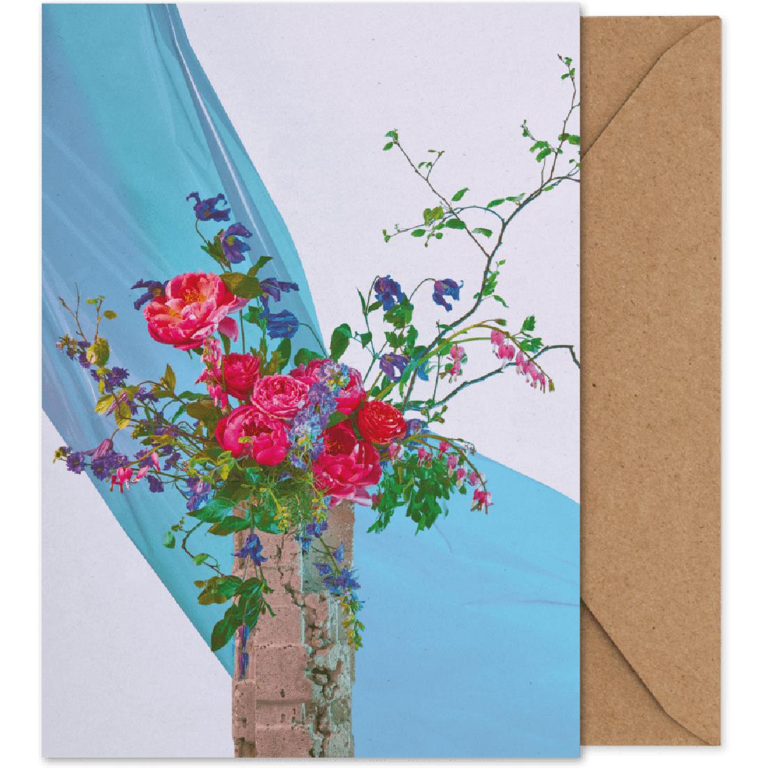 Paper Collective Bloom 05 Art Card, turkus