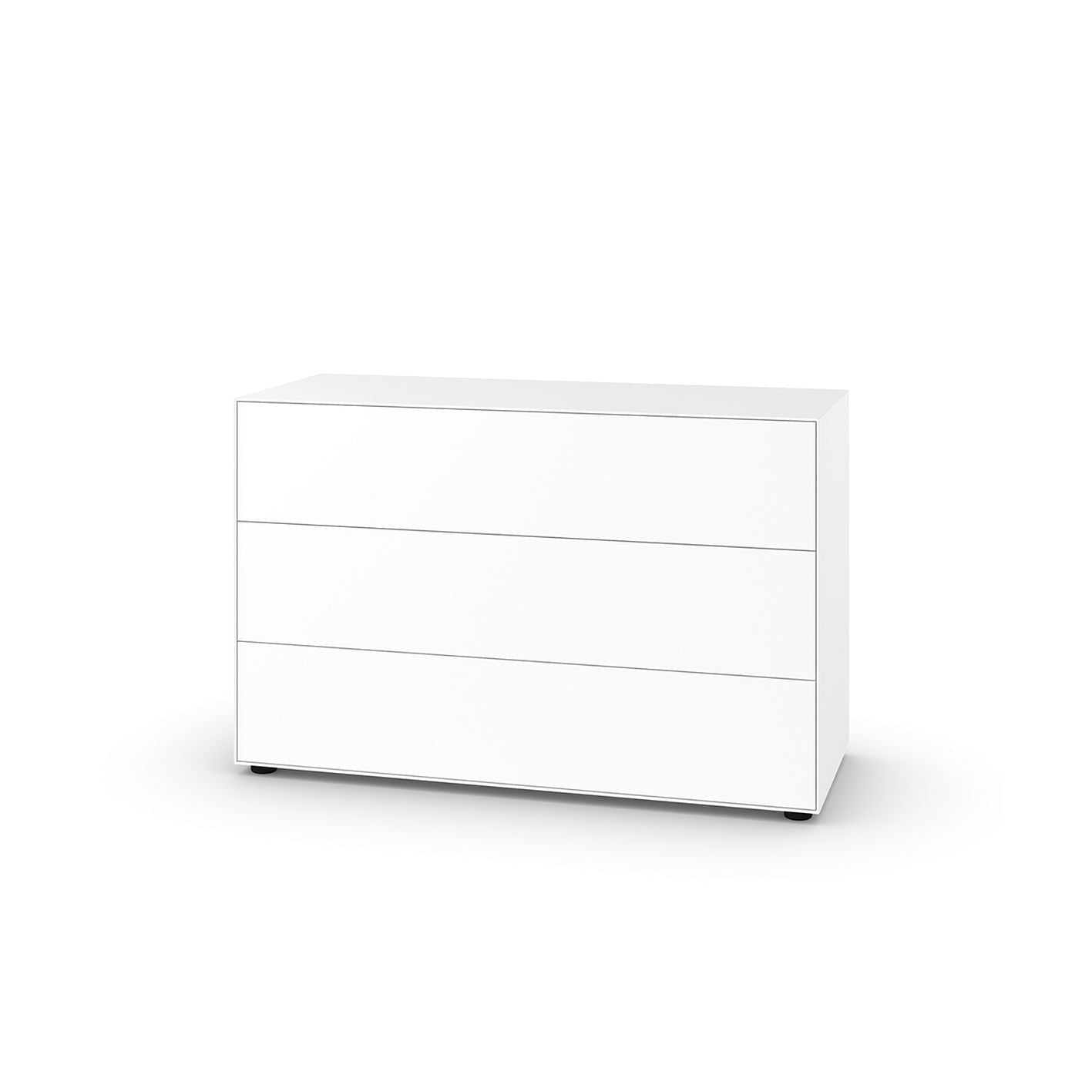 Piure Nex Pur Box Hx W 75x120 cm, 3 szuflady, białe