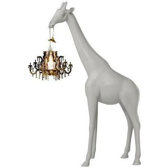 Qeeboo żyrafa w miłości lampa podłogowa xs h 1m, zimny piasek