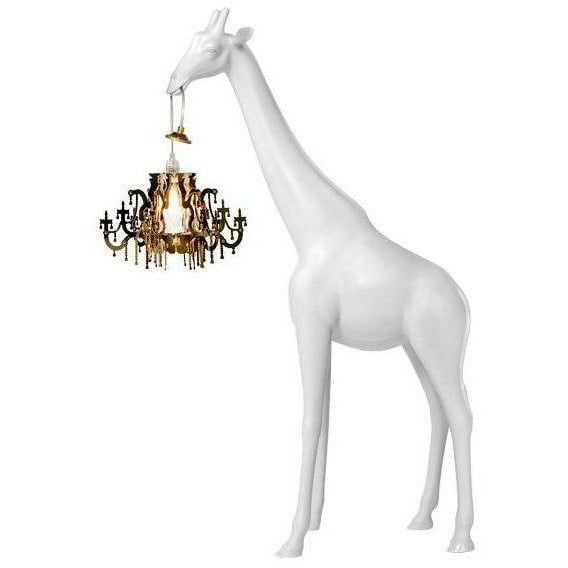 Qeeboo żyrafa w miłości lampa podłogowa xs h 1m, biała