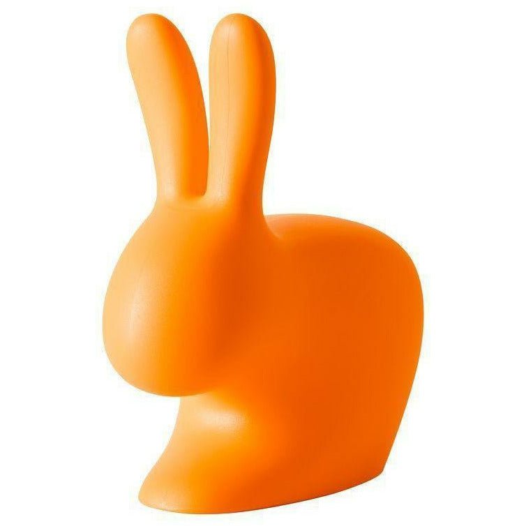 Krzesło króliczka Qeeboo autorstwa Stefano Giovannoni, jasne pomarańczowe