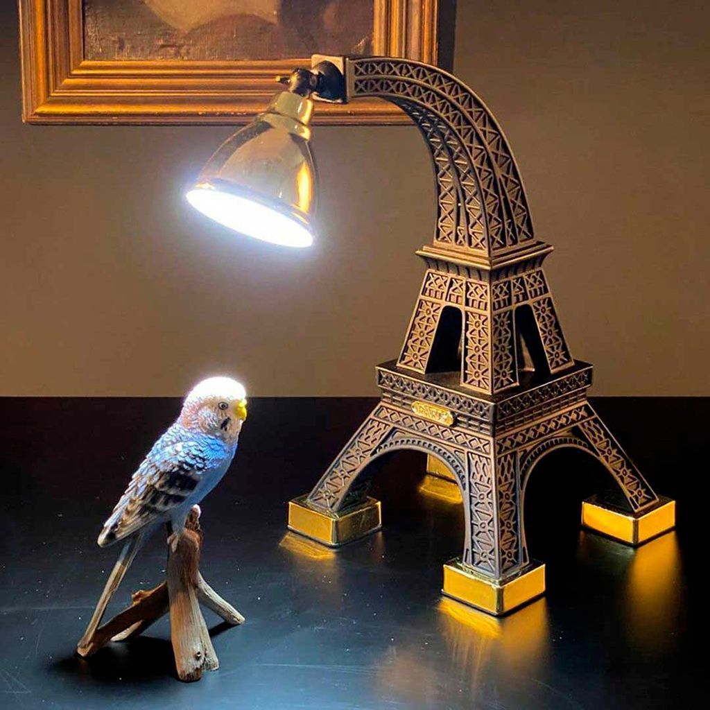 Lampy stołowe QEEBOO Paris według studia xs, czarny